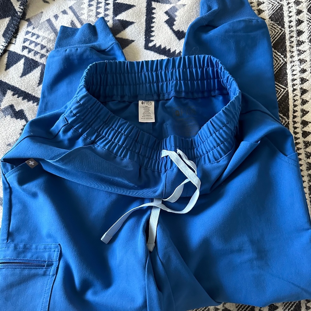 Figs Scrub Jogger Winning Blue pants
